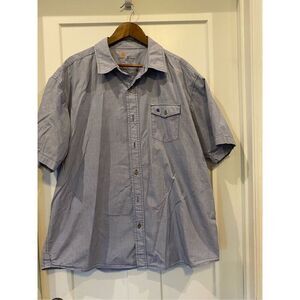 Carhartt denim button down shirt